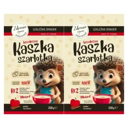 2 x Kaszka Szarlotka Bezmleczna 200 g - Zdrowo Posypane