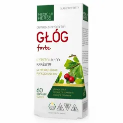 Głóg Forte 520 mg 60 Kapsułek - Medica Herbs
