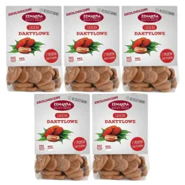 5 x Ciasteczka Daktylowe Bezglutenowe Bio 100 g Zemanka