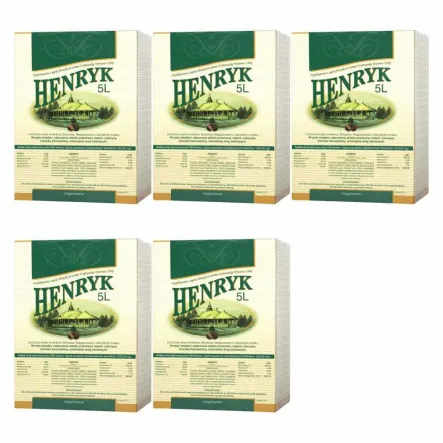 Zestaw 5 x Woda Lecznicza 5 l HENRYK - Uzdrowisko Wysowa