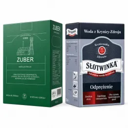 Zuber - Karton 3 l - Woda Lecznicza - Kryniczanka + Słotwinka - Karton 3 l - Woda Lecznicza - Krynica