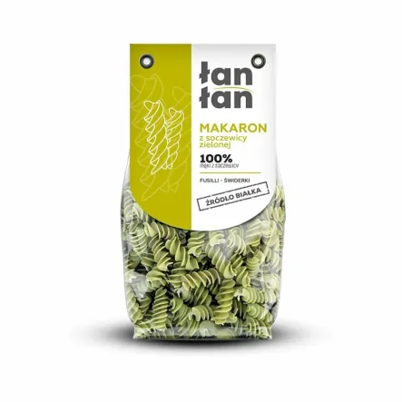 Makaron Soczewica Zielona Świderki 250 g Łan Łan