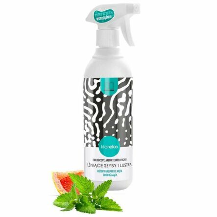 Lśniące Szyby i Lustra Różowy Grejpfrut i Mięta 500 ml - KLAREKO