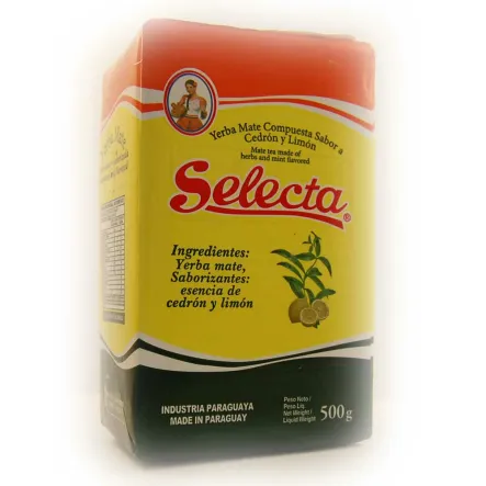 Yerba Mate Selecta Cedron Limon 500 G