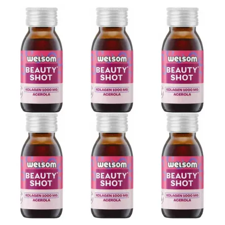 6 x Shot Beauty (Kolagen Rybi, Acerola) 60 ml - Welsom