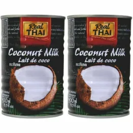 Mleczko Kokosowe 17-19% 400 ml Real Thai - Zestaw 2 x 400 ml