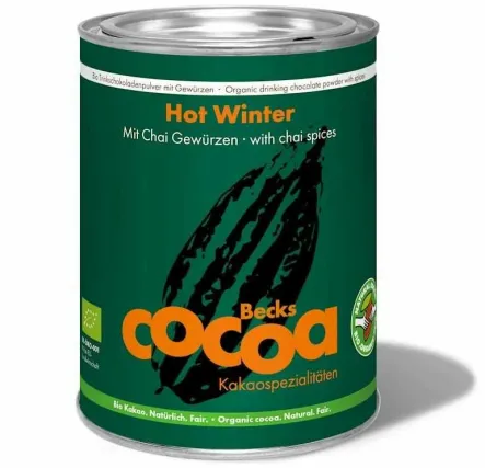 Czekolada do Picia Hot Winter Bezglutenowa Bio 250 g - Becks Cocoa