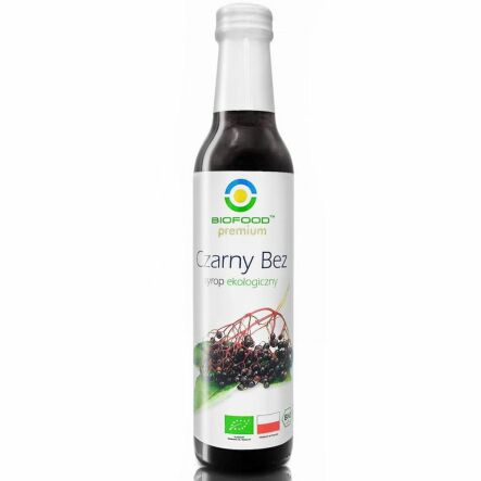 Syrop z Czarnego Bzu Bio 250 ml - Bio Food