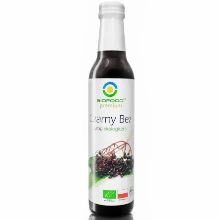 Syrop z Czarnego Bzu Bio 250 ml - Bio Food 