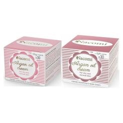 Krem Arganowy do Twarzy na Dzień 30+ 50 ml - Nacomi + Krem Arganowy do Twarzy na Noc 30+ 50 ml - Nacomi