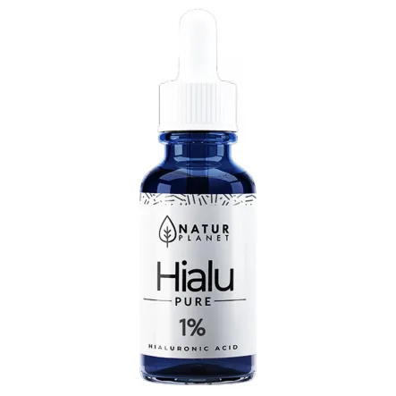 Hialu Pure Serum z Kwasem Hialuronowym 1% Żel 30 ml - Natur Planet - Przecena Krótka Data Minimalnej Trwałości