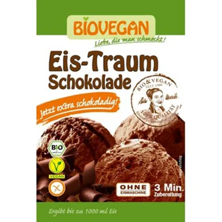 Lody w Proszku Czekoladowe Bezglutenowe Bio 89 g BioVegan