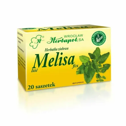Herbatka Ziołowa MELISA FIX 40 g (20 Saszetek x2 g) -  Herbapol Wrocław