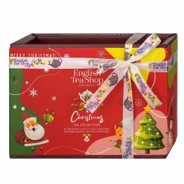 Herbatki Holiday Red Santa Collect BIO 12 Piramidek w 6 Smakach - English Tea Shop