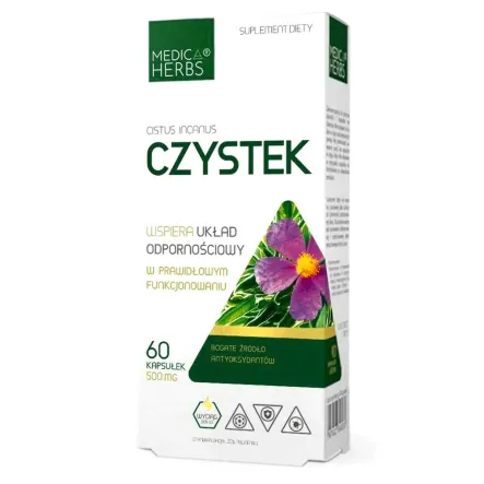 Czystek 60 Kapsułek - Medica Herbs