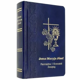 Modlitewnik "Jezus Maryja Józef" Pamiątka I Komunii (Granatowy)