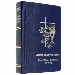 Modlitewnik "Jezus Maryja Józef" Pamiątka I Komunii (Granatowy)