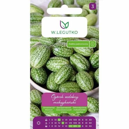 Ogórek Ozdobny Meksykański Nasiona 0,05 g - Legutko