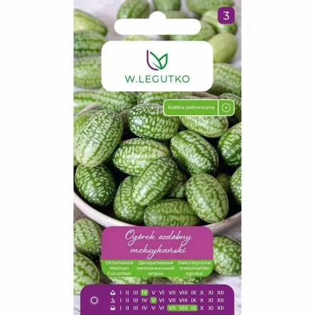 Ogórek Ozdobny Meksykański Nasiona 0,05 g - Legutko