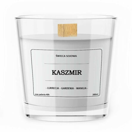 Sojowa Świeca Zapachowa KASZMIR 200 ml - Vitafarm