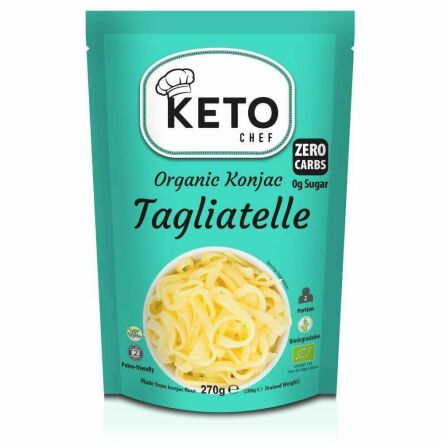 Makaron Keto (Konjac Typu Noodle Tagliatelle) Bio 270 g (200 g)  - Keto Chef
