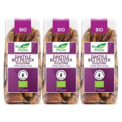 3 x Daktyle bez Pestek Suszone Bezglutenowe Bio 150 g - Bio Planet