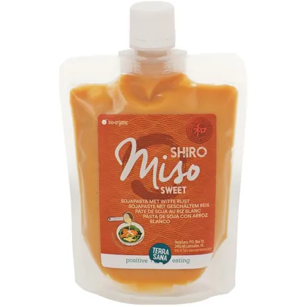 Miso Shiro Sweet (Pasta Sojowa z Ryżem Białym) Bio 250 g - Terrasana 