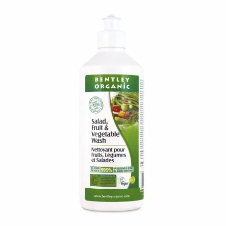 Płyn do Mycia Sałat, Owoców i Warzyw 500 ml Bentley Organic