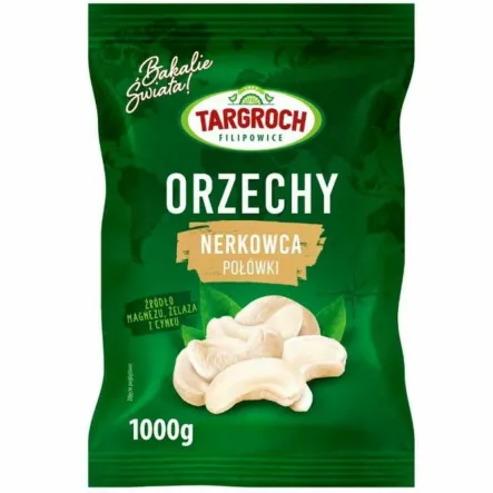 Orzechy Nerkowca Połówki 1 kg - Targroch