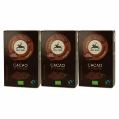 3 x Kakao w Proszku Fair Trade Bio 75 g - Alce Nero