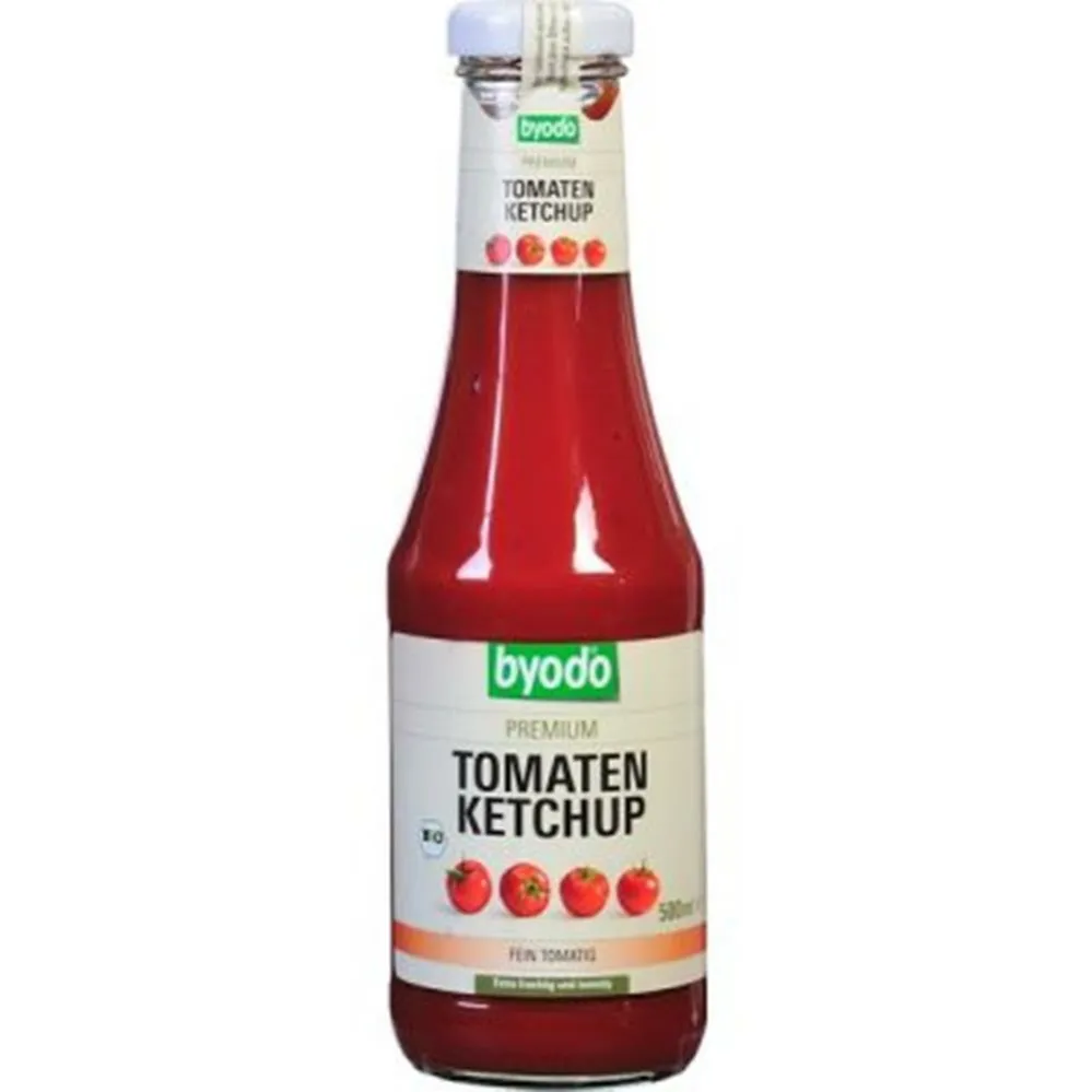 Ketchup Pomidorowy Bezglutenowy Bio 500 ml Byodo 