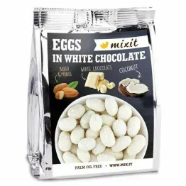 Eggs in White do Kieszeni - Prażone Migdały w Białej Czekoladzie z Kokosem 60 g - Mixit