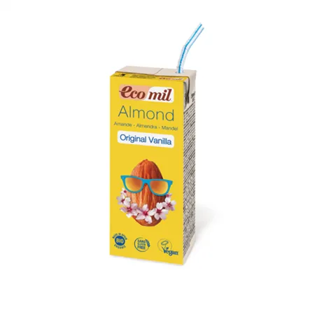 Napój migdałowy o smaku waniliowym BIO 200 ml UHT Ecomil