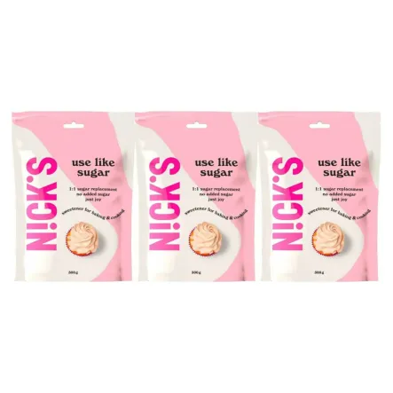 3 x Słodzik Stołowy Use Like Sugar 300 g - Nicks