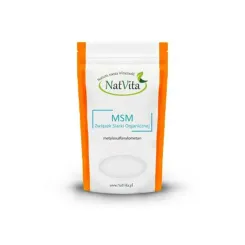 MSM Proszek Metylosulfonylometan Organiczny Związek Siarki 100%  400 g Natvita 