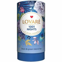 Herbata Czarna i Zielona z Dodatkami "1001 Nights" 80 g - Lovare