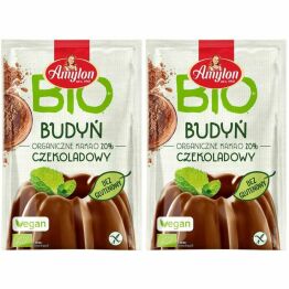 2 x Budyń Czekoladowy Bezglutenowy Bio 40 g - Amylon