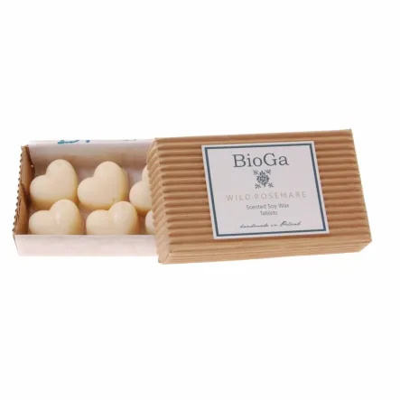 Wosk Zapachowy WILD ROSEMARE 6 sztuk Kominki, Woski, Świece - BioGa 
