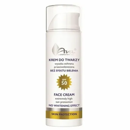 SPF 50 Krem z Wysoką Ochroną Przeciwsłoneczną Nawilżający 50 ml - AVA