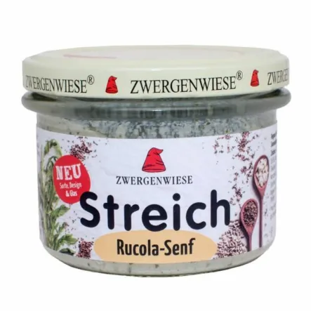 Pasta Słonecznikowa z Rukolą i Gorczycą Bezglutenowa Bio 180 g - Zwergenwiese