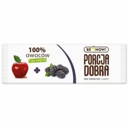 Baton Przekąska Jabłkowo -Jeżynowa 16 g - Porcja Dobra
