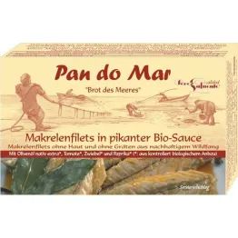 Makrela w Bio Pikantnym Sosie 120 g (90 g) - Pan Do Mar