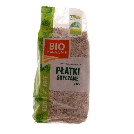 Płatki Gryczane Bio Bezglutenowe 250 g Bioharmonie - Wyprzedaż