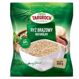 Ryż Brązowy Naturalny 1 kg - Targroch