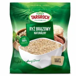 Ryż Brązowy Naturalny 1 kg - Targroch
