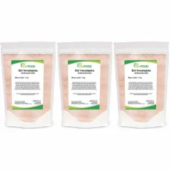 3 x Sól Himalajska Różowa Drobnoziarnista 1 kg - DeliFood