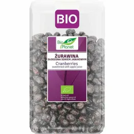 Żurawina Słodzona Sokiem Jabłkowym Bio 1 kg - Bio Planet