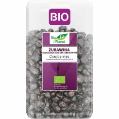Żurawina Słodzona Sokiem Jabłkowym Bio 1 kg - Bio Planet