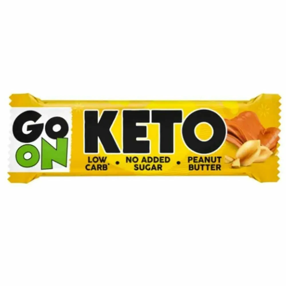 Keto Baton Peanut Butter Low Carb Bez Dodatku Cukru 50 g - Go On