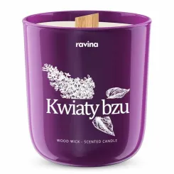 Sojowa Świeca Zapachowa w Szkle - Kwiaty Bzu 175 g - Salire